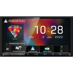 Kenwood DMX8021DABS - 7" CarPlay™ & Android Auto Mirroring DAB+ Bluetooth Stereo