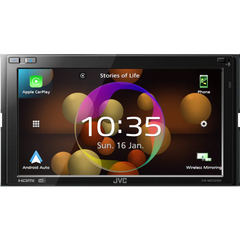 JVC KW-M875DBW - 6.8" Wireless Apple CarPlay Android Auto & Mirroring DAB Bluetooth Stereo