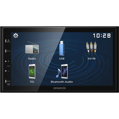 Kenwood DMX129BT - 6.8" Mechless Android Mirroring Bluetooth USB Car Stereo