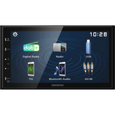 Kenwood DMX129DAB - 6.8" Mechless Android Mirroring DAB Bluetooth USB Car Stereo