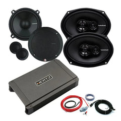 Hertz 4 Channel Amplifier 13cm Components & 6x9 3-Way Speakers Deal