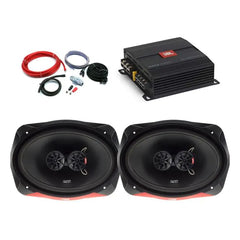 Vibe Slick V7 6x9 Shelf Speakers & Amplifier Package Deal 480W