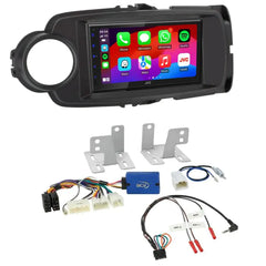 JVC KW-M595DBT - 6.8” CarPlay Android Stereo Upgrade for Toyota Yaris XP13 2014-2020