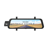 Road Angel Halo Vision 3 – 2160P 4K Mirror Dual Dash Cam with 10" Anti-Glare LCD Touch Screen & Dual Parking Mode