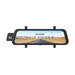 Road Angel Halo Vision 3 – 2160P 4K Mirror Dual Dash Cam with 10" Anti-Glare LCD Touch Screen & Dual Parking Mode