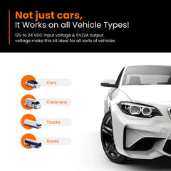 HWK12V Road Angel Halo Pro Dash Cam Hardwiring Kit 12V Battery Protection