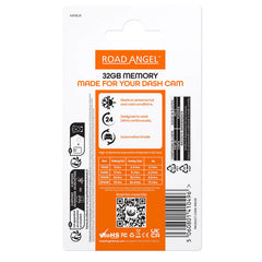 Road Angel 32GB Automotive Grade SDXC MicroSD Card + SD Adapter U3 Class 10
