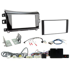 Connects2 CTKNS20 Nissan Navara Complete Double Din Stereo Fitting Kit for 360 Camera