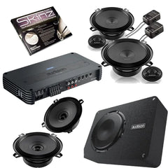 Audison Front & Rear Amplified Speaker Package with 10" Subwoofer for BMW 5 Series E39