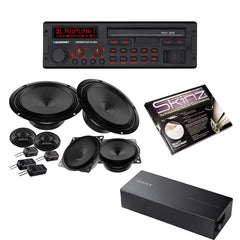 Blaupunkt Stereo & 3 Way Prima Component Speaker Amplified Upgrade for Mercedes SL R129