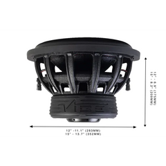 Vibe BD15D4-V3 - 15" Blackdeath Bass Car Subwoofer Dual 4 Ohm 4800W