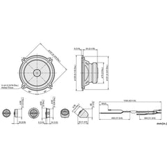Pioneer TS-A1301C - 13cm 5.25" 2-Way Coaxial Car Speakers 300W