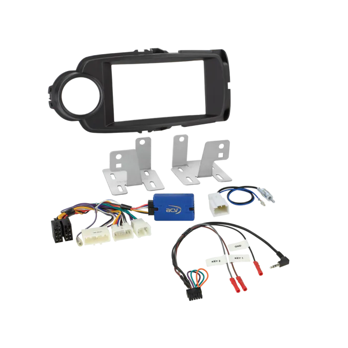 ACV AKTY09 - Toyota Yaris XP13 2014-2020 Complete Double Din Stereo Fitting Kit