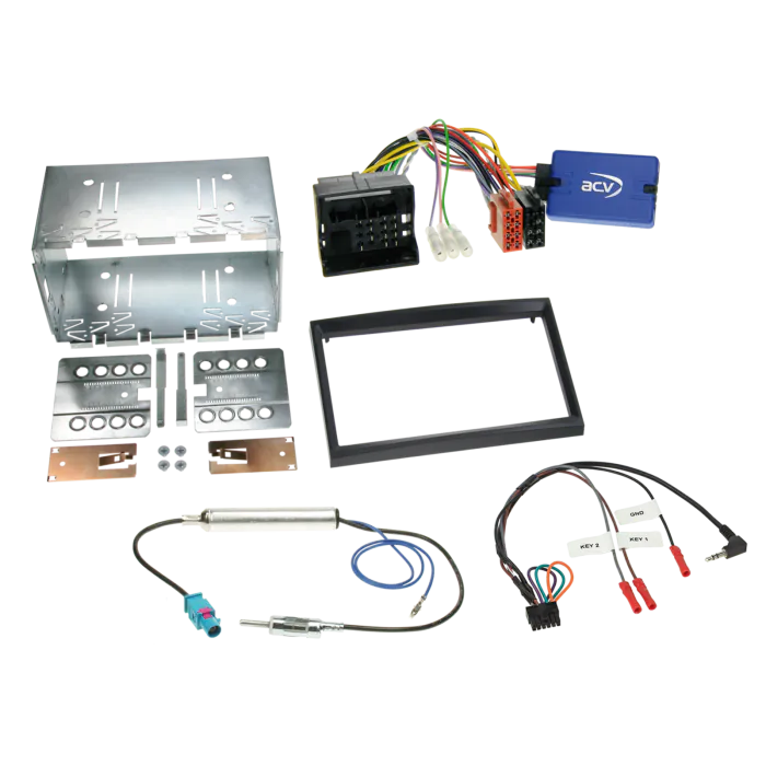 ACV AKCT01 - Peugeot 207 307 Expert Partner Complete Double Din Stereo Fitting Kit