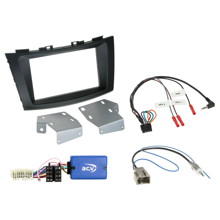 ACV AKSZ09 Suzuki Swift 2011-2017 Complete Double Din Stereo Fitting Kit