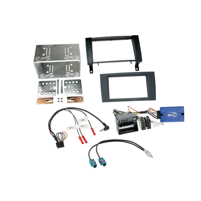 ACV AKMB07 Mercedes SLK R171 2004-2011 Complete Double Din Stereo Fitting Kit