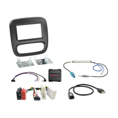 ACV AKVX37 - Renault Trafic 2014-2017, Vauxhall Vivaro 2016-2019, Nissan NV300 2014-2021 Complete Double Din Stereo Fitting Kit