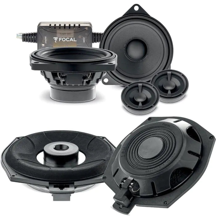 Focal BMW Models 2-Way Component Replacement Speakers & Underseat Subwoofer