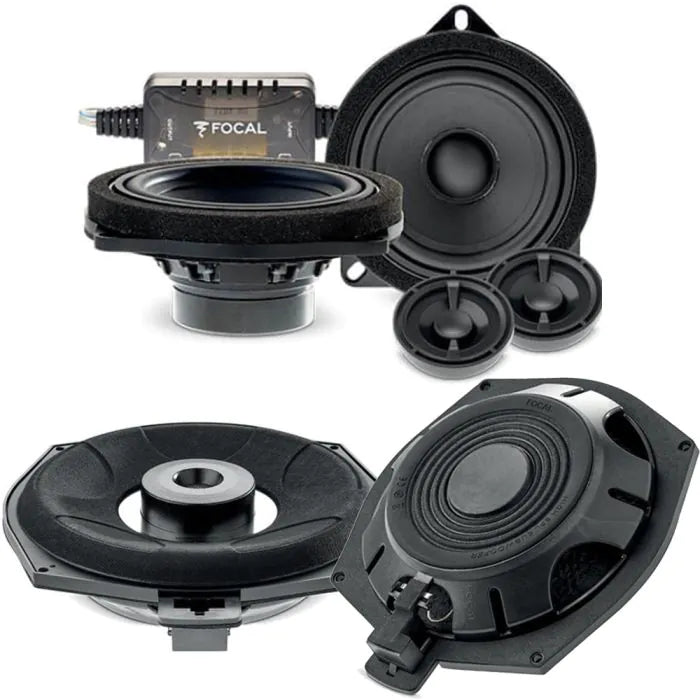 Focal BMW Models 2-Way Component Replacement Speakers & Underseat Subwoofer