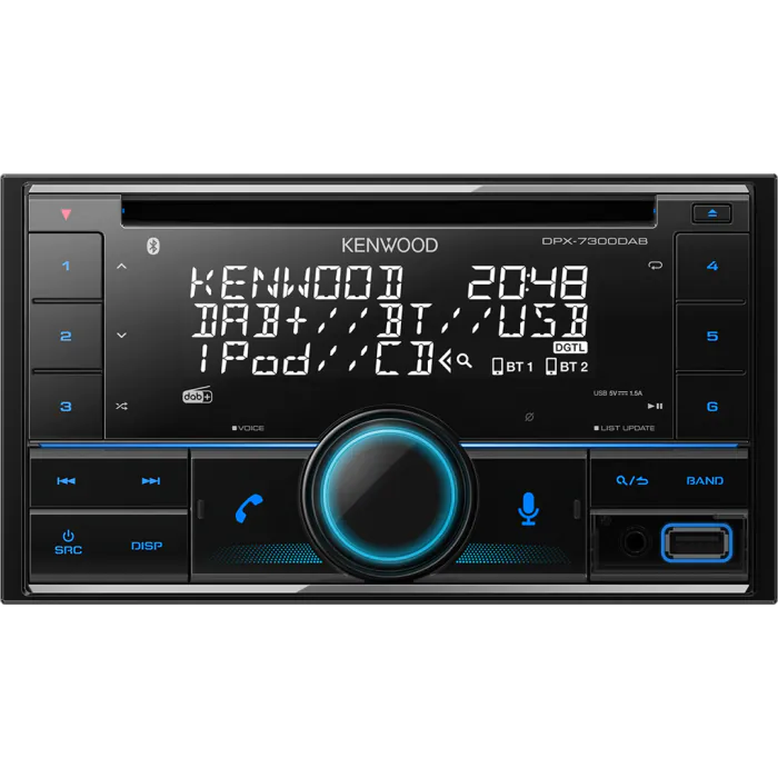 Kenwood DPX-7300DAB CD/MP3 Stereo with DAB Bluetooth USB Alexa Ready