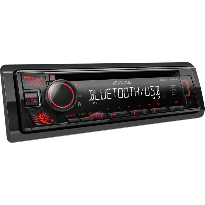 Kenwood KDC-BT460U - CD/MP3 Receiver USB Aux Bluetooth Car Stereo