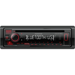 Kenwood KDC-BT460U - CD/MP3 Receiver USB Aux Bluetooth Car Stereo