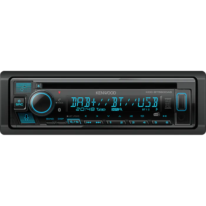Kenwood KDC-BT560DAB - CD/MP3 DAB+ USB Bluetooth Car Stereo Alexa Ready