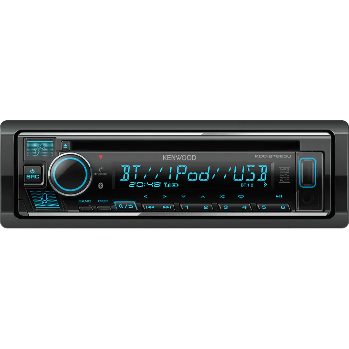 Kenwood KDC-BT665U - CD/MP3 Stereo With USB Bluetooth Tuner Alexa Ready