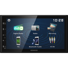 Kenwood DMX129DAB - 6.8" Mechless Android Mirroring DAB Bluetooth USB Car Stereo