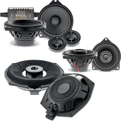 Focal BMW Front / Rear 3-Way Component Speaker & Underseat Subwoofer Upgrade