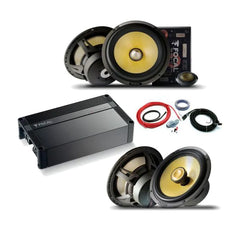 Focal 4 Channel 16.5cm Component & 16.5cm Coaxial Speaker & Amp Package Deal