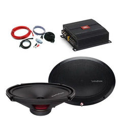 JBL Stage Amplifier & 2-Way Rockford 6x9" Speaker Deal 130W