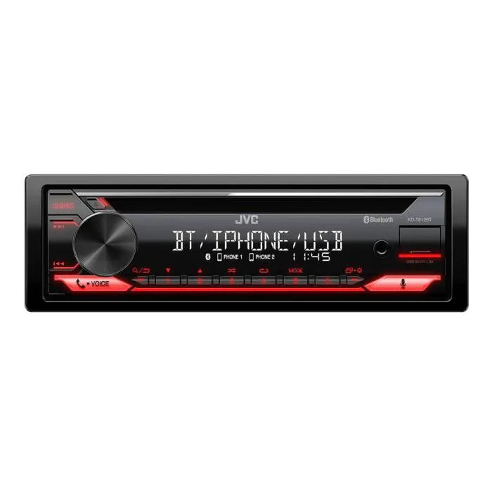 JVC KD-T812BT - CD MP3 USB Stereo Bluetooth Spotify Iphone Ready