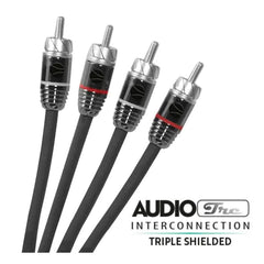 Phonocar 6037 - Audio TRE Triple Shielded 5m 4Ch RCA Cable