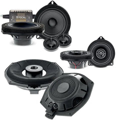 Focal Mini F Series Front / Rear Speaker & Underseat Subwoofer Upgrade Package