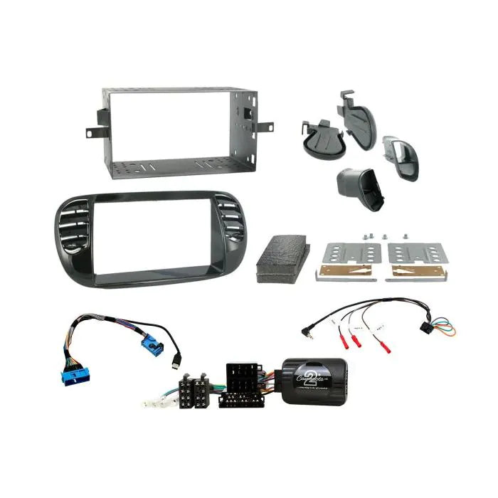 Connects2 CTKFT02 Fiat 500 2007-2015 Complete Double Din Stereo Fitting Kit