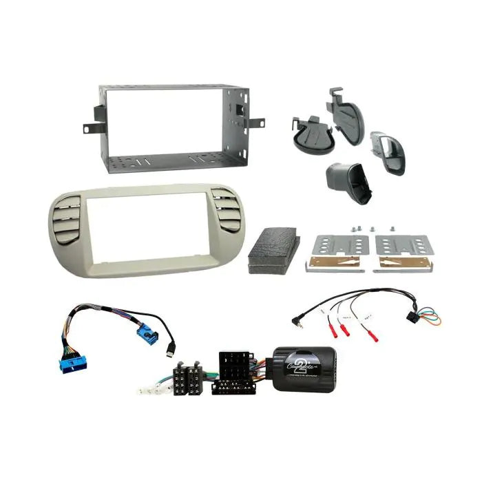 Connects2 CTKFT05 Fiat 500 2007-2015 Complete Double Din Stereo Fitting Kit
