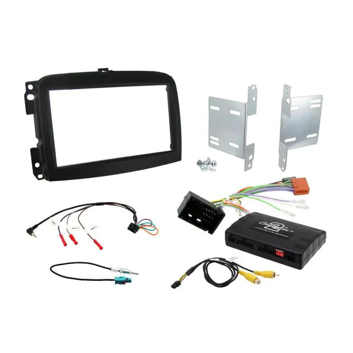Connects2 CTKFT12 Fiat 500L 2012-2018 Complete Double Din Stereo Fitting Kit