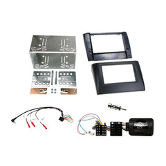 Connects2 CTKFT18 - Fiat Stilo 2001-2008 Matt Black Double Din Fitting Kit