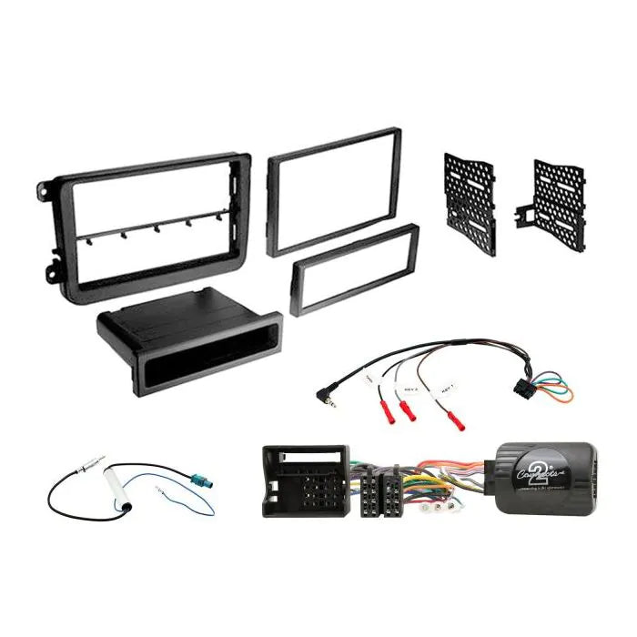 Connects2 CTKVW05 - VW Passat 2006-2015 - Complete Double/Single Din Fitting Kit