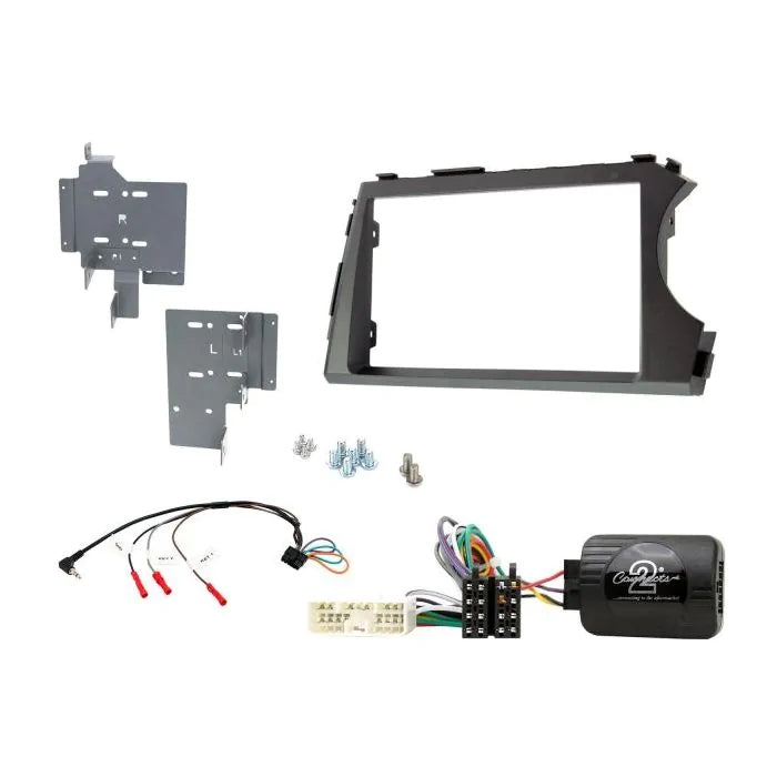 Connects2 CTKSY01 Ssangyong Korando Sport 2010-2013 Complete Double Din Stereo Fitting Kit