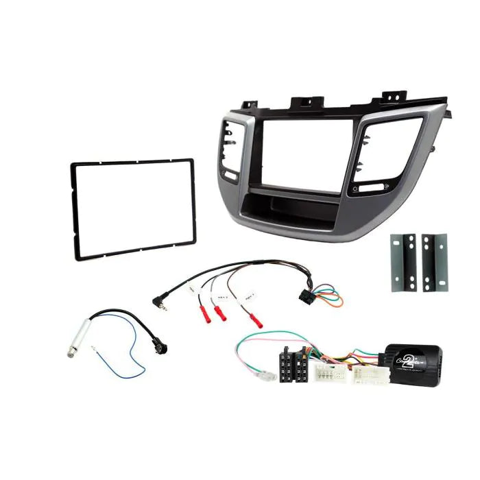 Connects2 CTKHY23 - Hyundai Tucson 2015> Complete Double Din Stereo Fitting Kit