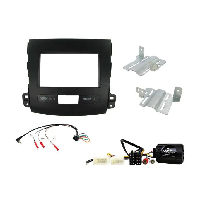 Connects2 Mitsubishi Outlander 2010-2013 Complete Double Din Stereo Fitting Kit