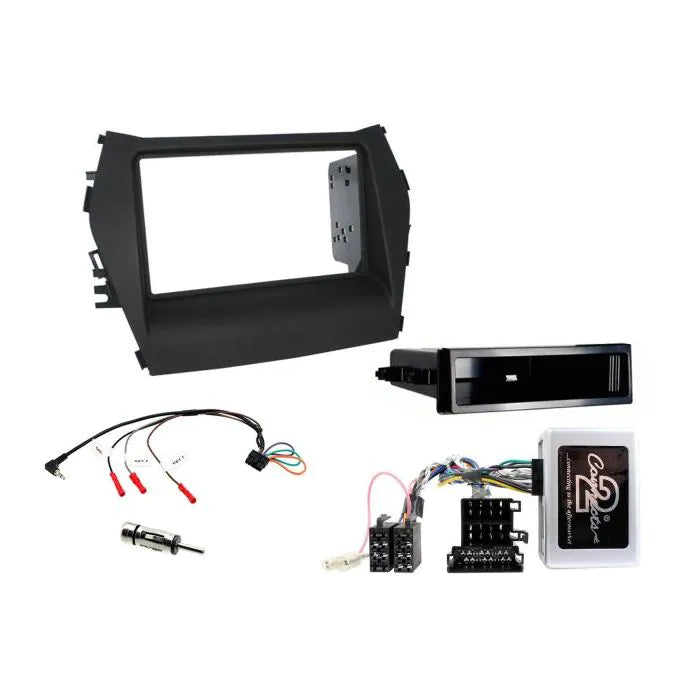 Connects2 CTKHY16 Hyundai Santa Fe 2013-2018 Complete Single/Double Din Stereo Fitting Kit