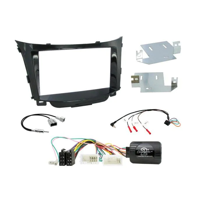 Connects2 CTKHY25 - Hyundai i30 2012-2017 Complete Double Din Stereo Fitting Kit