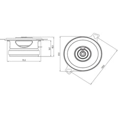 JBL Club 322F - Club Series 3.5" 2-Way Car Coaxial Speakers
