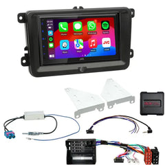 JVC KW-M595DBT - 6.8” CarPlay Android Stereo Upgrade for VW Sharan II (7N) 2015-2021