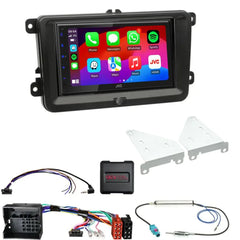 JVC KW-M595DBT - 6.8” CarPlay Android Stereo Upgrade for VW Jetta V (1KM) 2005-2010