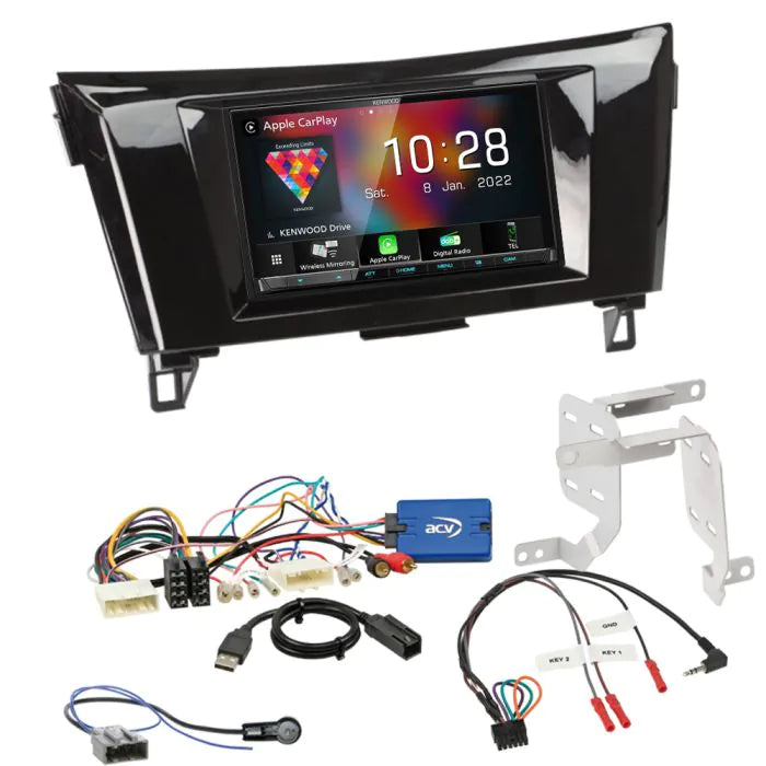 Kenwood DMX8021DABS Stereo Upgrade for Nissan X-Trail (T32) 2014-2017