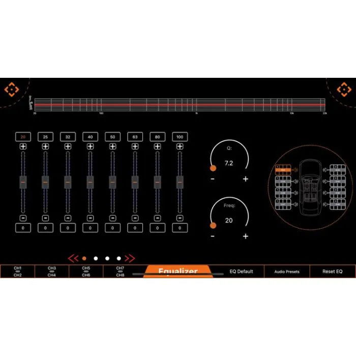 Powerbass PBX-DSP8 - 8 Channel Digital Signal Processor